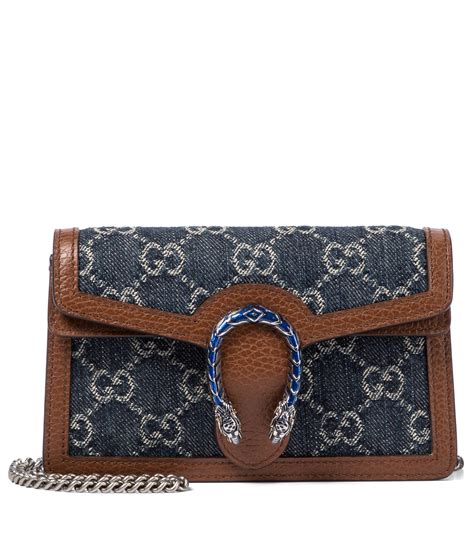 Gucci denim crossbody bag